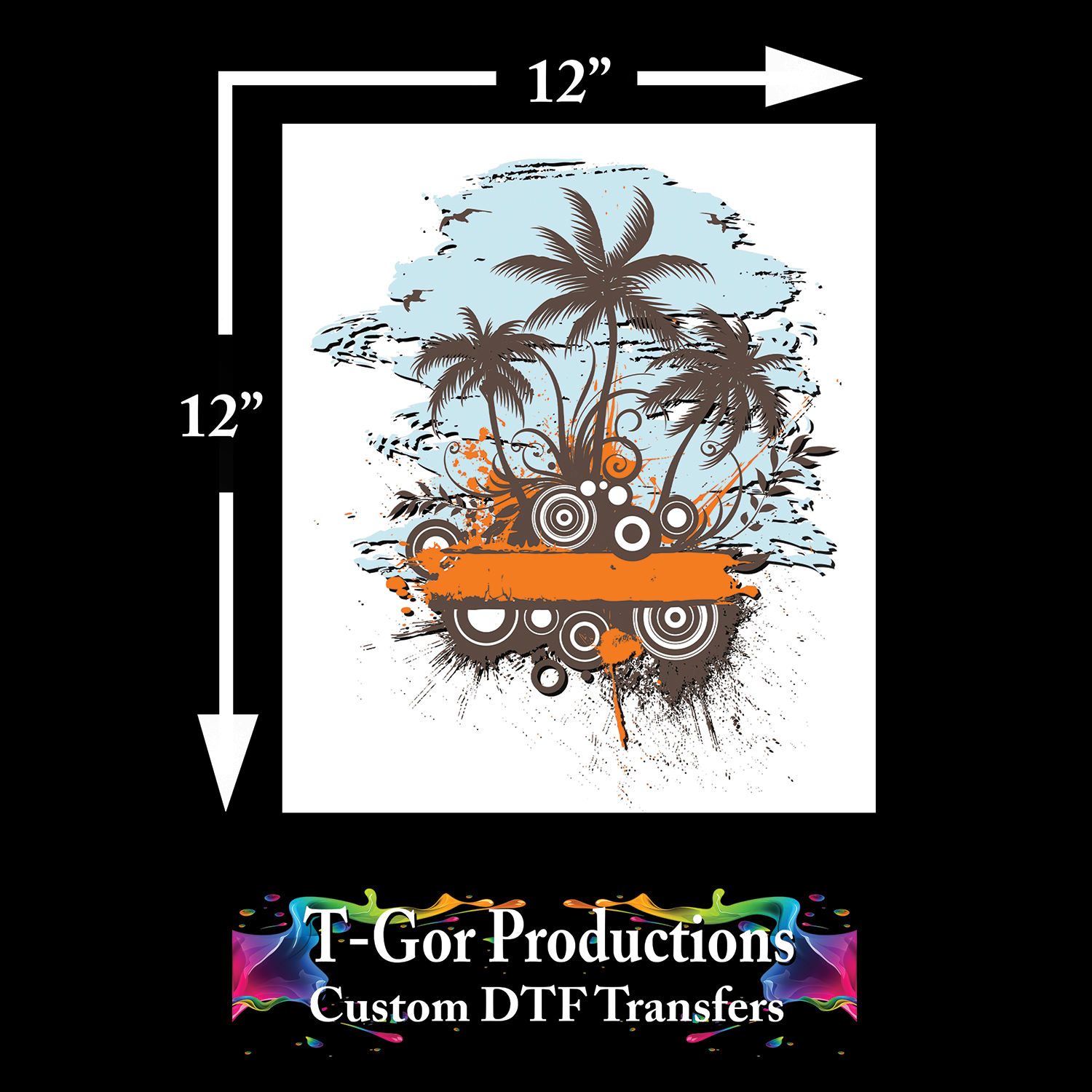 12"x12" Custom Transfer (Single Image Only)